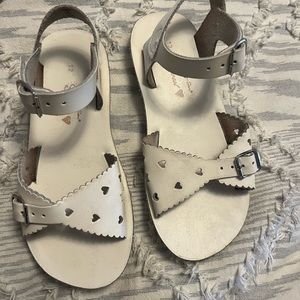 Girls white sandal size 12